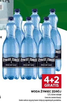 Woda Żywiec Zdrój mocny gaz promocja w Stokrotka