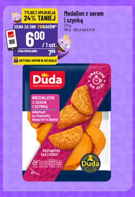 Medalion z serem i szynką Duda promocja w POLOmarket