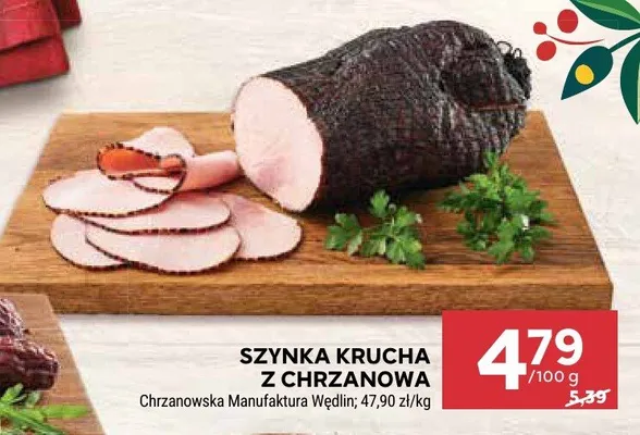 Szynka krucha z chrzanową promocja w Stokrotka