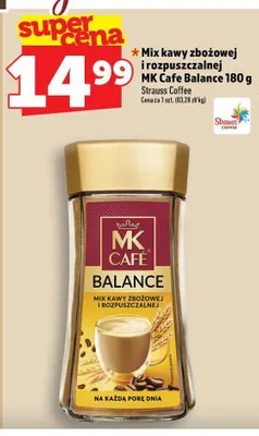 Mix kawy zbożowej i rozpuszczalnej MK Cafe Balance promocja w TOPAZ