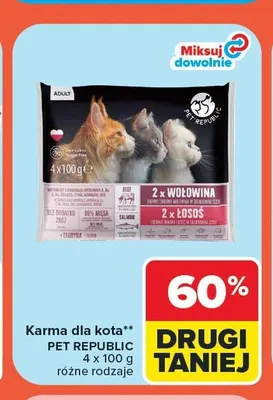 Karma dla kota Pet Republic promocja w Carrefour Market