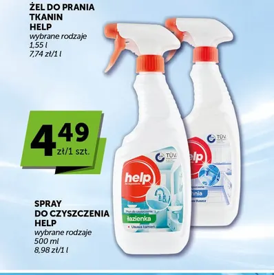 Spray do czyszczenia Help promocja w Euro Sklep