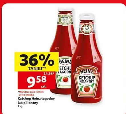 Ketchup Heinz pikantny promocja w Auchan