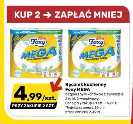 Ręcznik kuchenny Foxy MEGA promocja w Bricomarche