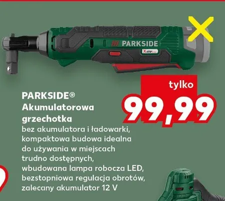 Akumulatorowa grzechotka Parkside promocja w Kaufland