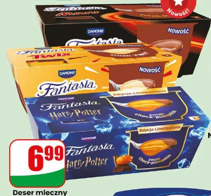 Deser mleczny Fantasia Mars 2-pak Danone promocja w Dino