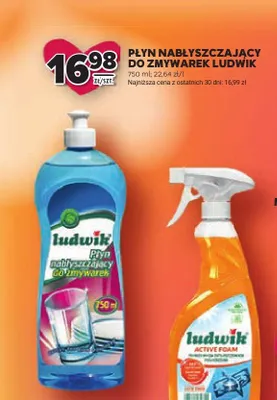 Płyn nabłyszczający do zmywarek Ludwik promocja w Stokrotka