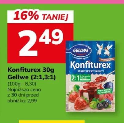 Konfiturex Gellwe 30g promocja w Hitpol