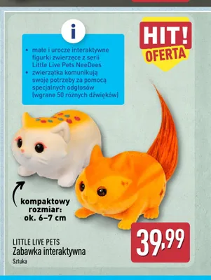 Zabawka interaktywna Little Live Pets promocja w Aldi