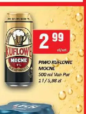 Piwo Kuflowe Mocne promocja w Chorten