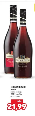 Wino Mogen David Pomegranate promocja w Kaufland