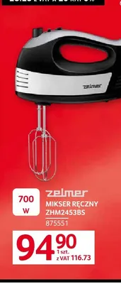 Mikser ręczny ZHM2453BS Zelmer promocja w Selgros