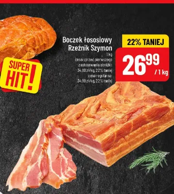 Boczek łososiowy Rzeźnik Szymon promocja w POLOmarket
