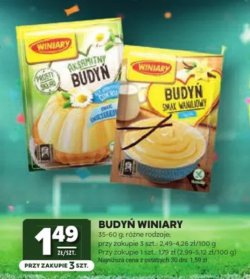 Budyń o smaku waniliowym Winiary promocja w Stokrotka