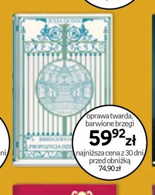 Książka Propozycja dżentelmena Julia Quinn oprawa twarda barwione brzegi promocja w Empik