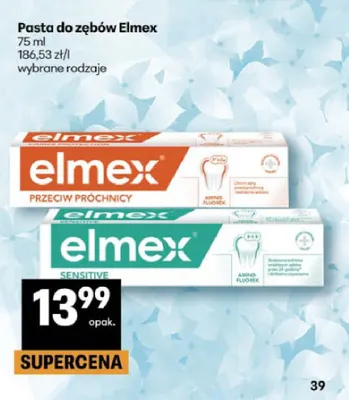 Pasta do zębów Elmex Sensitive promocja w Delikatesy Centrum