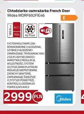 Chłodziarko-zamrażarka French Door Midea MDRF692FIE46 promocja w kakto.pl