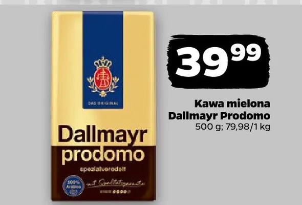Kawa mielona Prodomo 500 g promocja w Netto