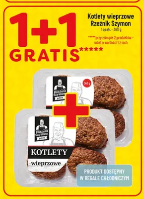 Kotlety wieprzowe Rzeźnik Szymon promocja w POLOmarket