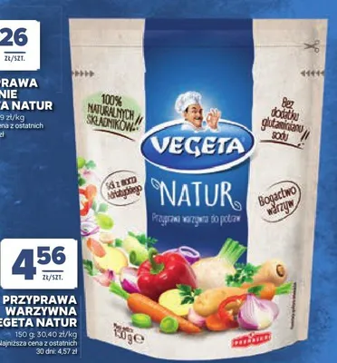Przyprawa warzywna VEGETA NATUR promocja w Stokrotka