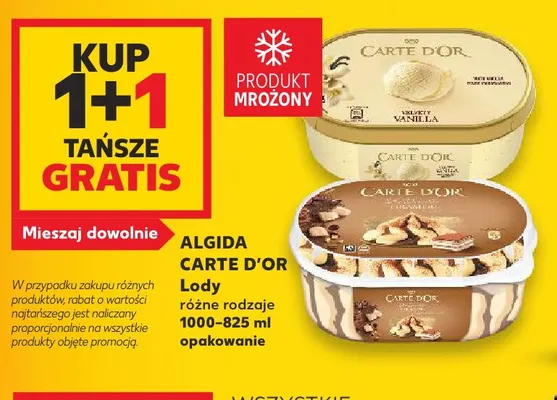 Lody Algida Carte D'Or promocja w Kaufland
