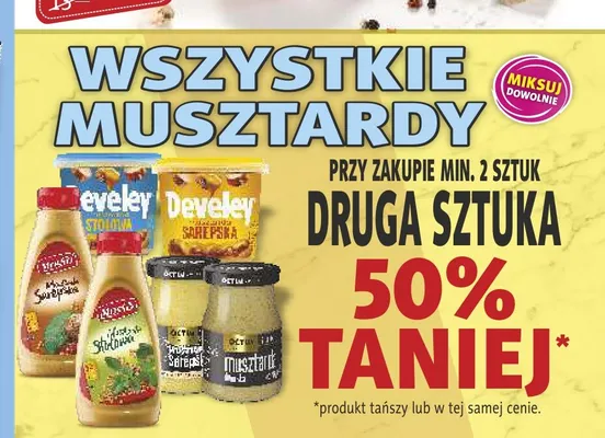 Musztarda Stołowa Develey promocja w Prim Market