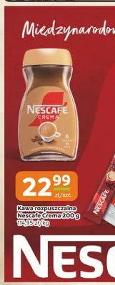 Kawa rozpuszczalna Nescafe Crema promocja w Społem Częstochowa