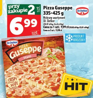 Pizza Guseppe promocja w TOPAZ