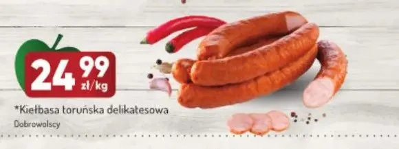 Kiełbasa toruńska delikatesowa Dobrowolscy promocja w Avita