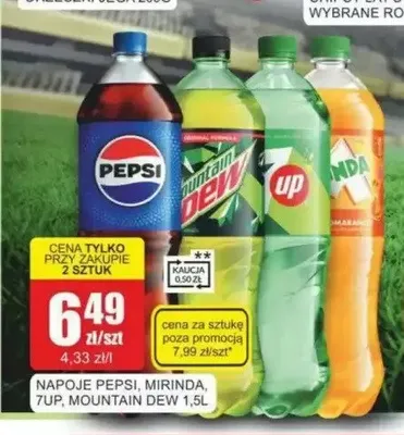 Napój gazowany Pepsi promocja w Bingo