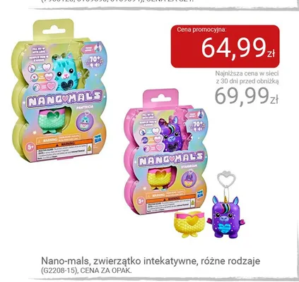 Zwierzątko interaktywne Nano-mals Stardream promocja w Smyk