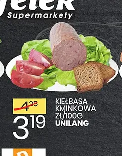 Kiełbasa kminkowa Unilang promocja w Wafelek