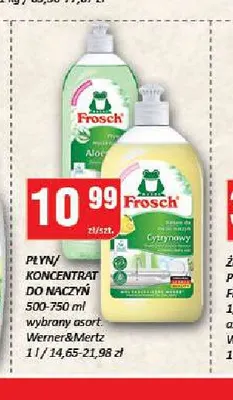 Płyn do naczyń Frosch cytrynowy promocja w Chorten