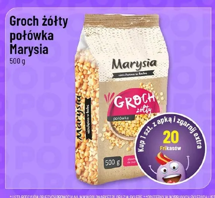 Groch żółty połówka Marysia promocja w POLOmarket