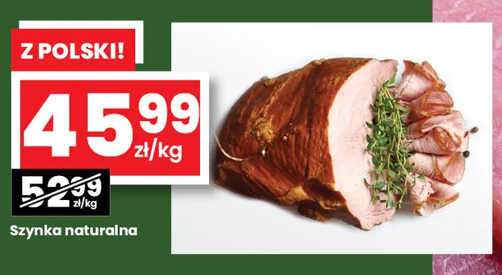 Szynka naturalna promocja w emma MARKET
