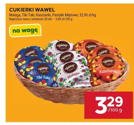 Cukierki Kasztanki Wawel promocja w Stokrotka