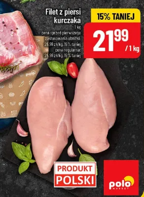 Filet z piersi kurczaka promocja w POLOmarket