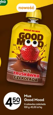 Mus Good Mood truskawka czekolada promocja w Żabka