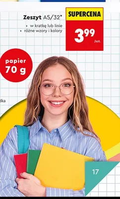 Zeszyt A5/32* Herlitz promocja w Biedronka