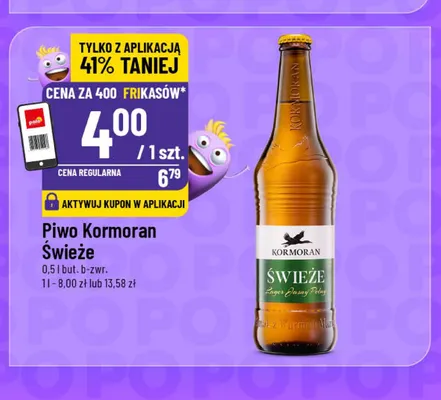 Piwo Kormoran wiśnia w piwie promocja w POLOmarket