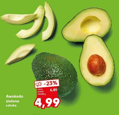 Awokado zielone promocja w Kaufland