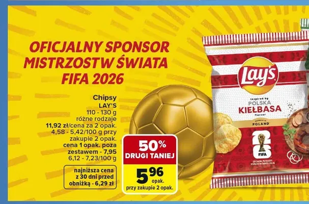 Chipsy Lay's Kiełbasa promocja w Carrefour