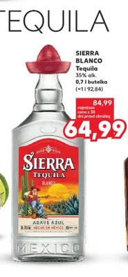 Tequila Sierra Blanco promocja w Kaufland