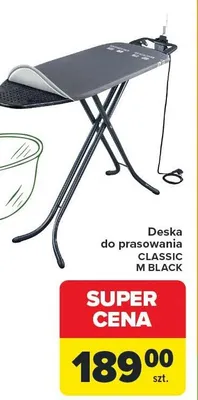 Deska do prasowania CLASSIC M BLACK promocja w Carrefour