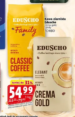Kawa ziarnista Eduscho Crema Gold promocja w Prim Market