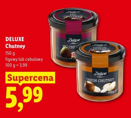 Chutney figowy Deluxe promocja w Lidl