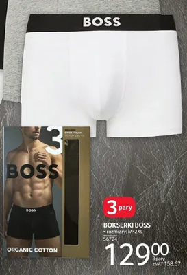Bokserki BOSS, rozmiary M-2XL promocja w Selgros