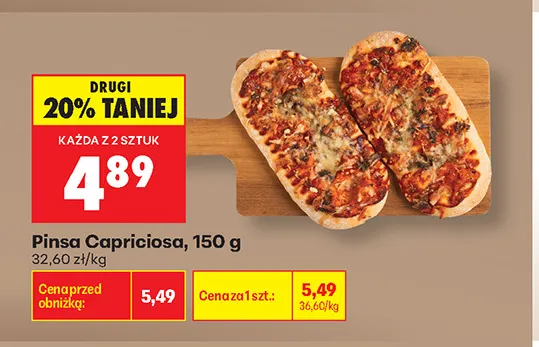 Pinsa Capriciosa promocja w Biedronka