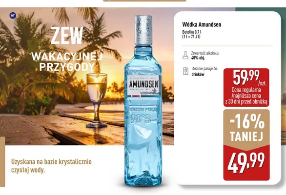 Wódka Amundsen promocja w Aldi
