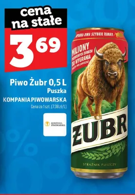 Piwo Żubr promocja w TOPAZ
